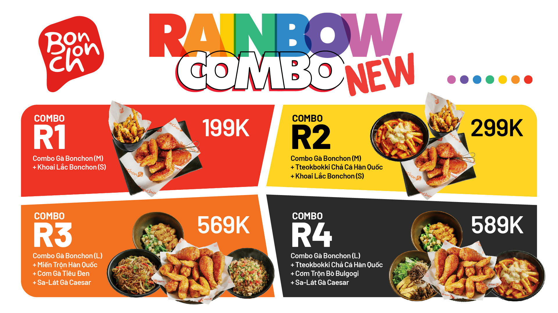 RAINBOW COMBO - CHỈ TỪ 199K